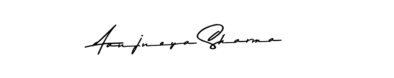 Aanjneya Sharma stylish signature style. Best Handwritten Sign (Asem Kandis PERSONAL USE) for my name. Handwritten Signature Collection Ideas for my name Aanjneya Sharma. Aanjneya Sharma signature style 9 images and pictures png