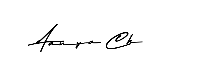 Aanya Ch stylish signature style. Best Handwritten Sign (Asem Kandis PERSONAL USE) for my name. Handwritten Signature Collection Ideas for my name Aanya Ch. Aanya Ch signature style 9 images and pictures png