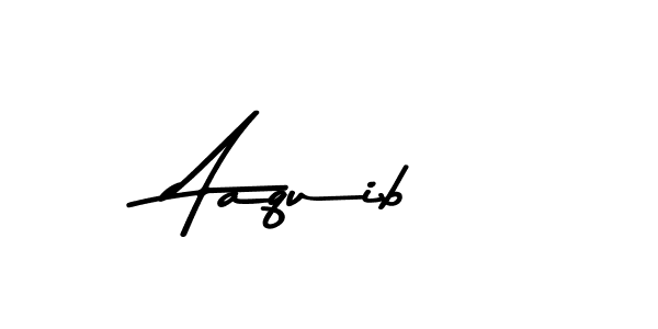 How to make Aaquib name signature. Use Asem Kandis PERSONAL USE style for creating short signs online. This is the latest handwritten sign. Aaquib signature style 9 images and pictures png