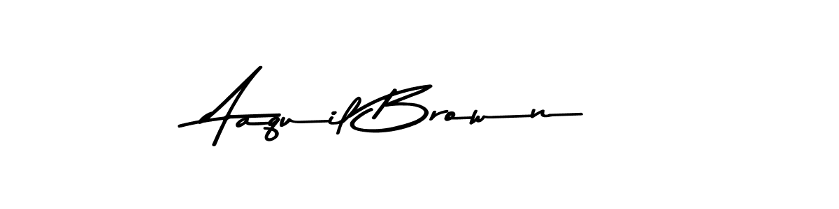 Use a signature maker to create a handwritten signature online. With this signature software, you can design (Asem Kandis PERSONAL USE) your own signature for name Aaquil Brown. Aaquil Brown signature style 9 images and pictures png