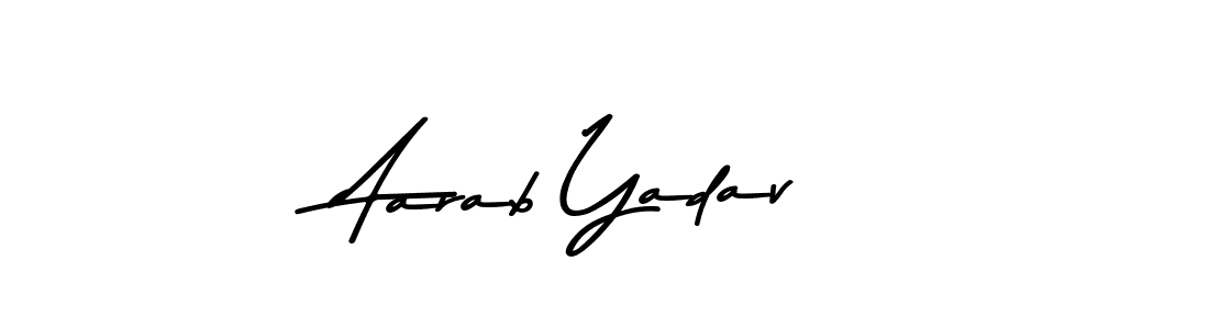 Design your own signature with our free online signature maker. With this signature software, you can create a handwritten (Asem Kandis PERSONAL USE) signature for name Aarab Yadav. Aarab Yadav signature style 9 images and pictures png