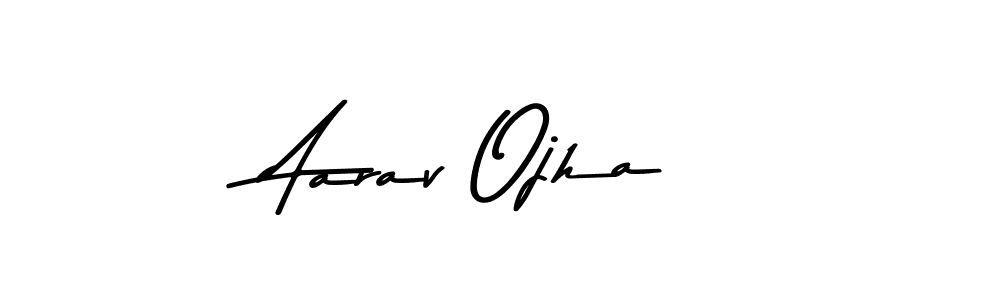 Aarav Ojha stylish signature style. Best Handwritten Sign (Asem Kandis PERSONAL USE) for my name. Handwritten Signature Collection Ideas for my name Aarav Ojha. Aarav Ojha signature style 9 images and pictures png