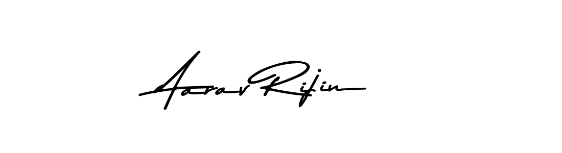 if you are searching for the best signature style for your name Aarav Rijin. so please give up your signature search. here we have designed multiple signature styles  using Asem Kandis PERSONAL USE. Aarav Rijin signature style 9 images and pictures png