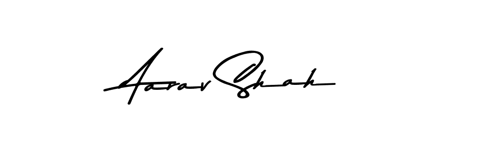 The best way (Asem Kandis PERSONAL USE) to make a short signature is to pick only two or three words in your name. The name Aarav Shah include a total of six letters. For converting this name. Aarav Shah signature style 9 images and pictures png