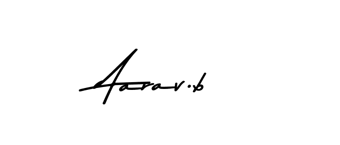 The best way (Asem Kandis PERSONAL USE) to make a short signature is to pick only two or three words in your name. The name Aarav.b include a total of six letters. For converting this name. Aarav.b signature style 9 images and pictures png