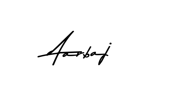 How to make Aarbaj signature? Asem Kandis PERSONAL USE is a professional autograph style. Create handwritten signature for Aarbaj name. Aarbaj signature style 9 images and pictures png