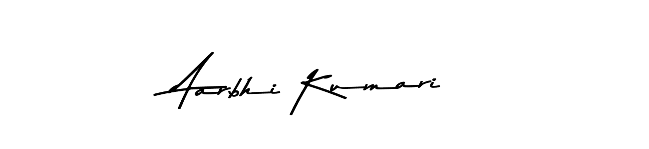 Design your own signature with our free online signature maker. With this signature software, you can create a handwritten (Asem Kandis PERSONAL USE) signature for name Aarbhi Kumari. Aarbhi Kumari signature style 9 images and pictures png