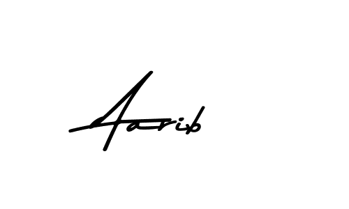 if you are searching for the best signature style for your name Aarib. so please give up your signature search. here we have designed multiple signature styles  using Asem Kandis PERSONAL USE. Aarib signature style 9 images and pictures png