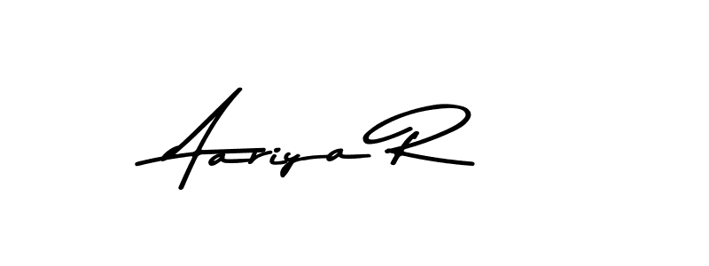Make a beautiful signature design for name Aariya R. With this signature (Asem Kandis PERSONAL USE) style, you can create a handwritten signature for free. Aariya R signature style 9 images and pictures png