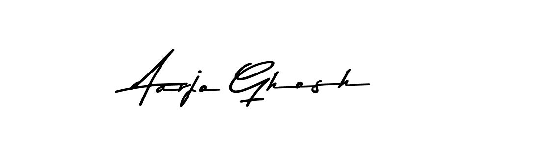 Use a signature maker to create a handwritten signature online. With this signature software, you can design (Asem Kandis PERSONAL USE) your own signature for name Aarjo Ghosh. Aarjo Ghosh signature style 9 images and pictures png