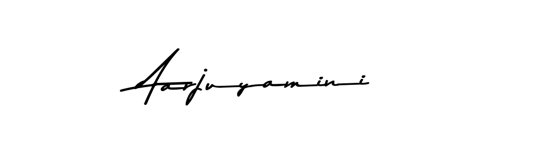 Also we have Aarjuyamini name is the best signature style. Create professional handwritten signature collection using Asem Kandis PERSONAL USE autograph style. Aarjuyamini signature style 9 images and pictures png