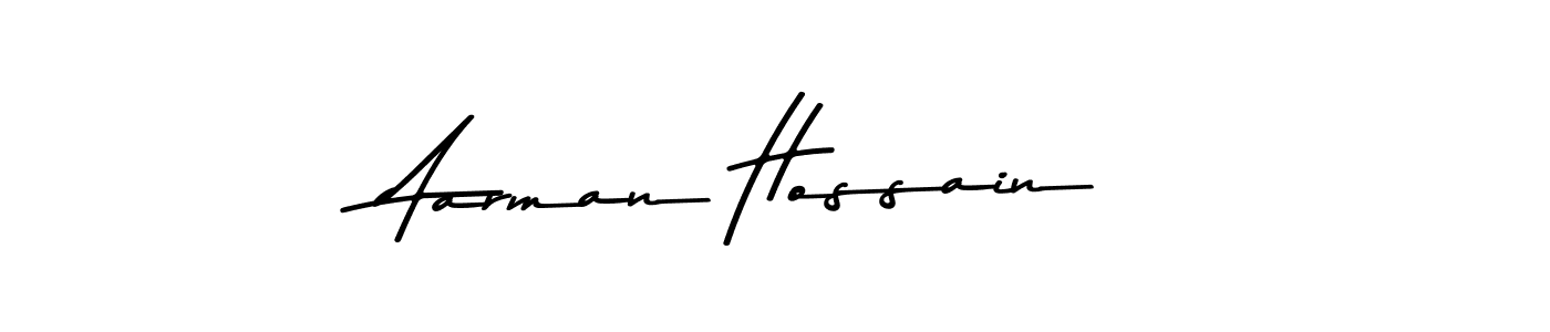 Similarly Asem Kandis PERSONAL USE is the best handwritten signature design. Signature creator online .You can use it as an online autograph creator for name Aarman Hossain. Aarman Hossain signature style 9 images and pictures png