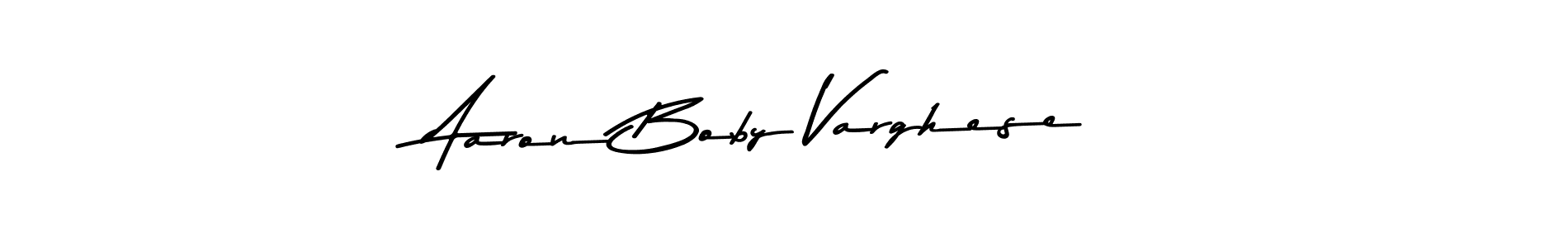 Here are the top 10 professional signature styles for the name Aaron Boby Varghese. These are the best autograph styles you can use for your name. Aaron Boby Varghese signature style 9 images and pictures png