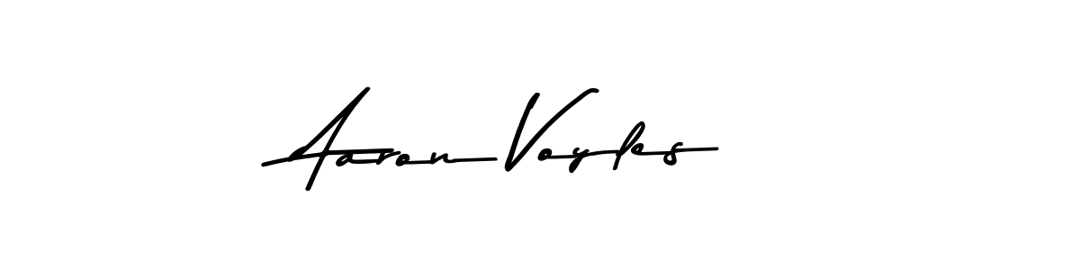 Aaron Voyles stylish signature style. Best Handwritten Sign (Asem Kandis PERSONAL USE) for my name. Handwritten Signature Collection Ideas for my name Aaron Voyles. Aaron Voyles signature style 9 images and pictures png