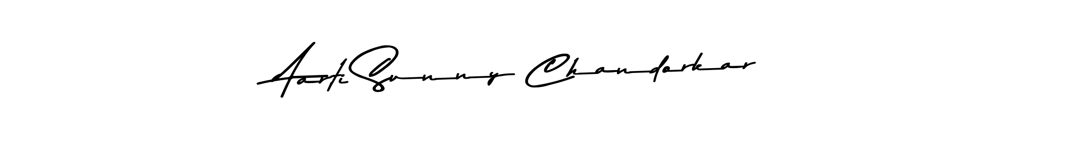 Similarly Asem Kandis PERSONAL USE is the best handwritten signature design. Signature creator online .You can use it as an online autograph creator for name Aarti Sunny Chandorkar. Aarti Sunny Chandorkar signature style 9 images and pictures png