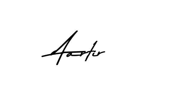 How to make Aartir name signature. Use Asem Kandis PERSONAL USE style for creating short signs online. This is the latest handwritten sign. Aartir signature style 9 images and pictures png