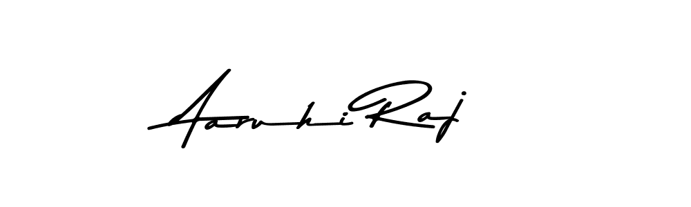 How to make Aaruhi Raj name signature. Use Asem Kandis PERSONAL USE style for creating short signs online. This is the latest handwritten sign. Aaruhi Raj signature style 9 images and pictures png