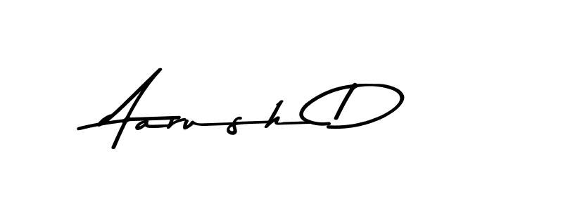 Also we have Aarush D name is the best signature style. Create professional handwritten signature collection using Asem Kandis PERSONAL USE autograph style. Aarush D signature style 9 images and pictures png