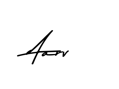 Aarv stylish signature style. Best Handwritten Sign (Asem Kandis PERSONAL USE) for my name. Handwritten Signature Collection Ideas for my name Aarv. Aarv signature style 9 images and pictures png