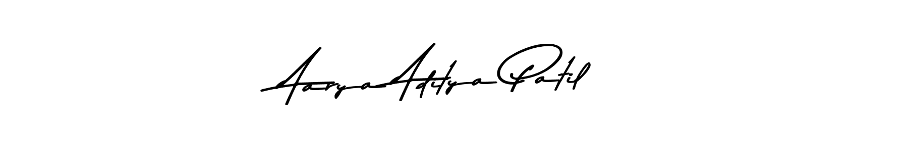 Make a beautiful signature design for name Aarya Aditya Patil. With this signature (Asem Kandis PERSONAL USE) style, you can create a handwritten signature for free. Aarya Aditya Patil signature style 9 images and pictures png