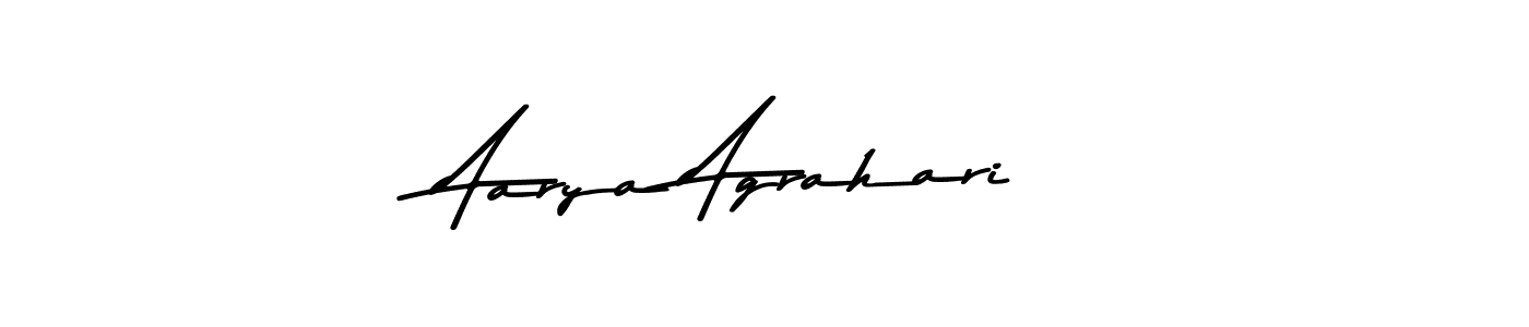 Also You can easily find your signature by using the search form. We will create Aarya Agrahari name handwritten signature images for you free of cost using Asem Kandis PERSONAL USE sign style. Aarya Agrahari signature style 9 images and pictures png