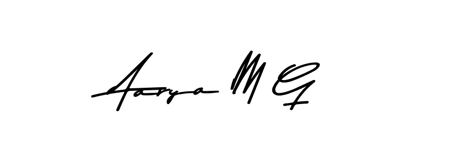 You can use this online signature creator to create a handwritten signature for the name Aarya M G. This is the best online autograph maker. Aarya M G signature style 9 images and pictures png