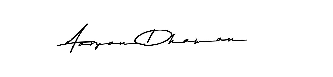 Aaryan Dhawan stylish signature style. Best Handwritten Sign (Asem Kandis PERSONAL USE) for my name. Handwritten Signature Collection Ideas for my name Aaryan Dhawan. Aaryan Dhawan signature style 9 images and pictures png