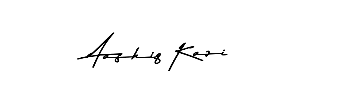 Design your own signature with our free online signature maker. With this signature software, you can create a handwritten (Asem Kandis PERSONAL USE) signature for name Aashiq Kazi. Aashiq Kazi signature style 9 images and pictures png