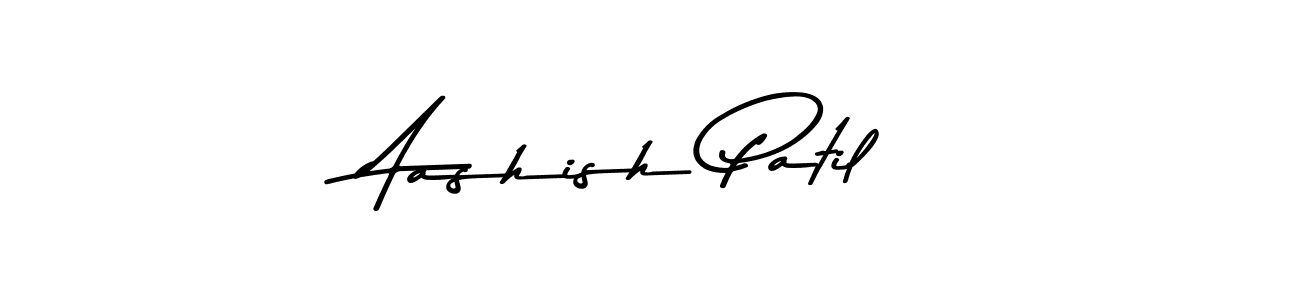 Make a beautiful signature design for name Aashish Patil. With this signature (Asem Kandis PERSONAL USE) style, you can create a handwritten signature for free. Aashish Patil signature style 9 images and pictures png