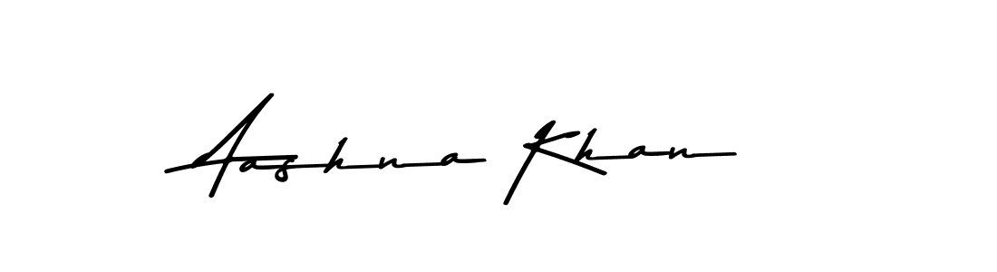 Make a beautiful signature design for name Aashna Khan. With this signature (Asem Kandis PERSONAL USE) style, you can create a handwritten signature for free. Aashna Khan signature style 9 images and pictures png