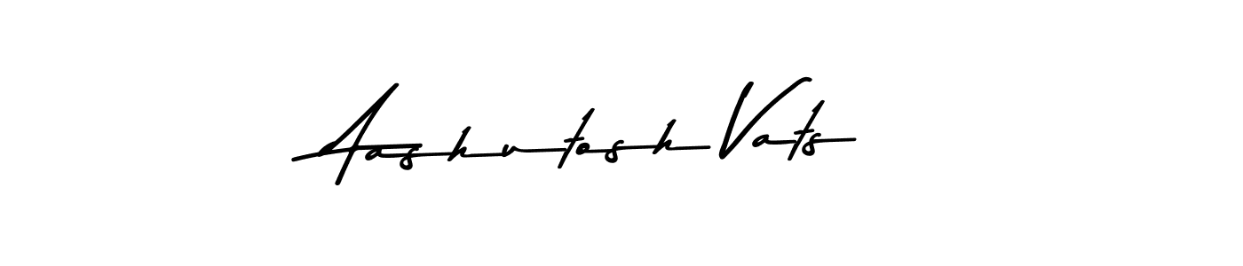 Create a beautiful signature design for name Aashutosh Vats. With this signature (Asem Kandis PERSONAL USE) fonts, you can make a handwritten signature for free. Aashutosh Vats signature style 9 images and pictures png