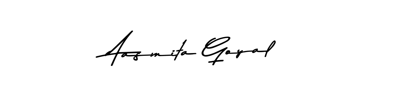 How to make Aasmita Goyal signature? Asem Kandis PERSONAL USE is a professional autograph style. Create handwritten signature for Aasmita Goyal name. Aasmita Goyal signature style 9 images and pictures png