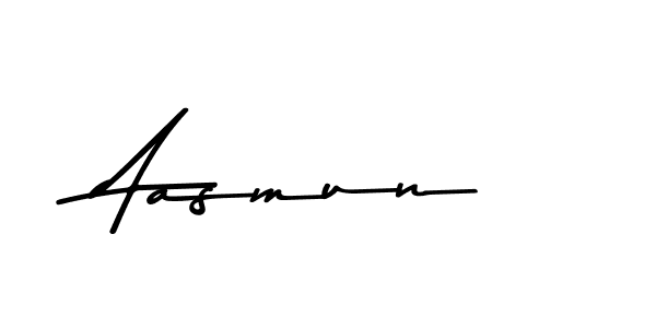 Create a beautiful signature design for name Aasmun. With this signature (Asem Kandis PERSONAL USE) fonts, you can make a handwritten signature for free. Aasmun signature style 9 images and pictures png