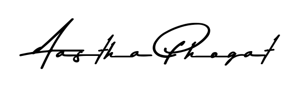 Get an exclusive digital autograph for Aastha Phogat. The Asem Kandis PERSONAL USE typeface captures the charm of real penmanship on paper. Aastha Phogat signature style 9 images and pictures png