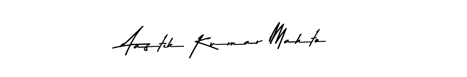 The best way (Asem Kandis PERSONAL USE) to make a short signature is to pick only two or three words in your name. The name Aastik Kumar Mahto include a total of six letters. For converting this name. Aastik Kumar Mahto signature style 9 images and pictures png