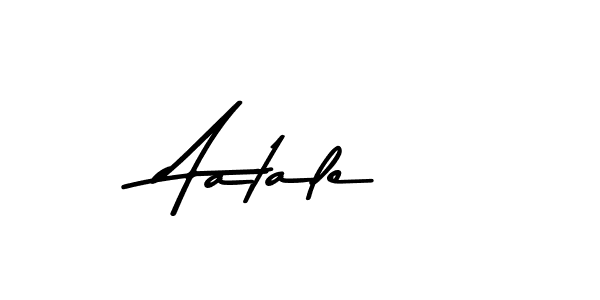 How to make Aatale signature? Asem Kandis PERSONAL USE is a professional autograph style. Create handwritten signature for Aatale name. Aatale signature style 9 images and pictures png