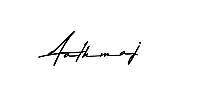 Similarly Asem Kandis PERSONAL USE is the best handwritten signature design. Signature creator online .You can use it as an online autograph creator for name Aathmaj. Aathmaj signature style 9 images and pictures png
