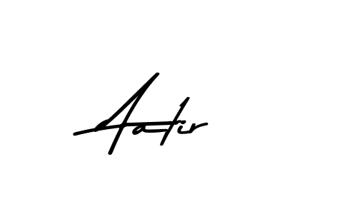 Create a beautiful signature design for name Aatir. With this signature (Asem Kandis PERSONAL USE) fonts, you can make a handwritten signature for free. Aatir signature style 9 images and pictures png