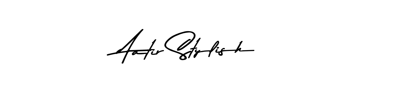 if you are searching for the best signature style for your name Aatir Stylish. so please give up your signature search. here we have designed multiple signature styles  using Asem Kandis PERSONAL USE. Aatir Stylish signature style 9 images and pictures png