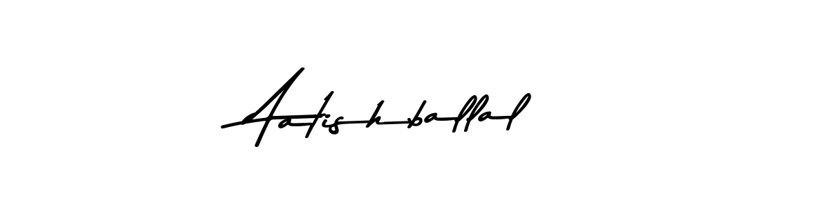 Design your own signature with our free online signature maker. With this signature software, you can create a handwritten (Asem Kandis PERSONAL USE) signature for name Aatishballal. Aatishballal signature style 9 images and pictures png
