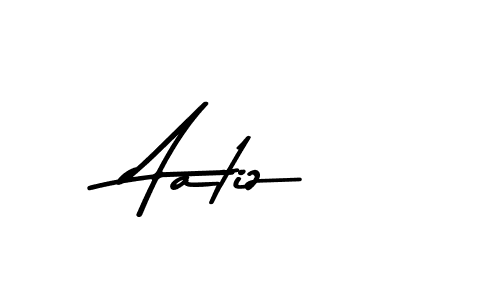 Design your own signature with our free online signature maker. With this signature software, you can create a handwritten (Asem Kandis PERSONAL USE) signature for name Aatiz. Aatiz signature style 9 images and pictures png