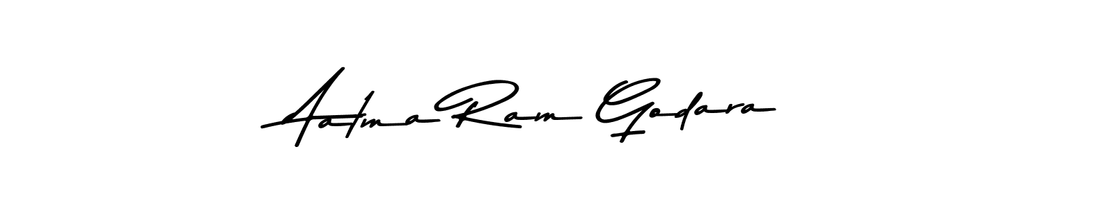 The best way (Asem Kandis PERSONAL USE) to make a short signature is to pick only two or three words in your name. The name Aatma Ram Godara include a total of six letters. For converting this name. Aatma Ram Godara signature style 9 images and pictures png