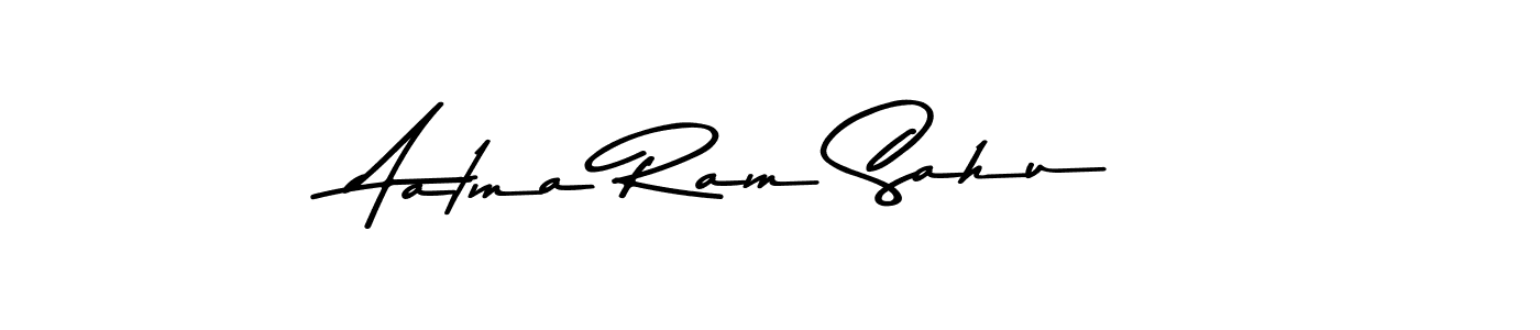 Make a beautiful signature design for name Aatma Ram Sahu. With this signature (Asem Kandis PERSONAL USE) style, you can create a handwritten signature for free. Aatma Ram Sahu signature style 9 images and pictures png