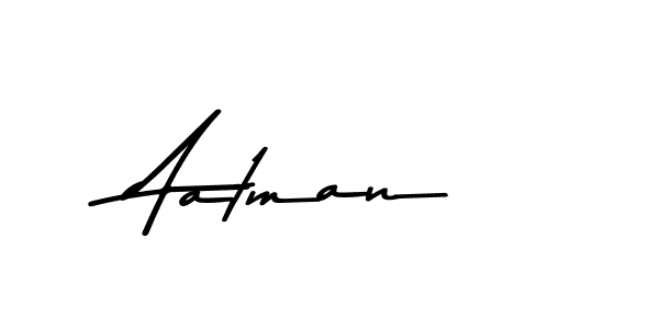 Make a beautiful signature design for name Aatman. With this signature (Asem Kandis PERSONAL USE) style, you can create a handwritten signature for free. Aatman signature style 9 images and pictures png