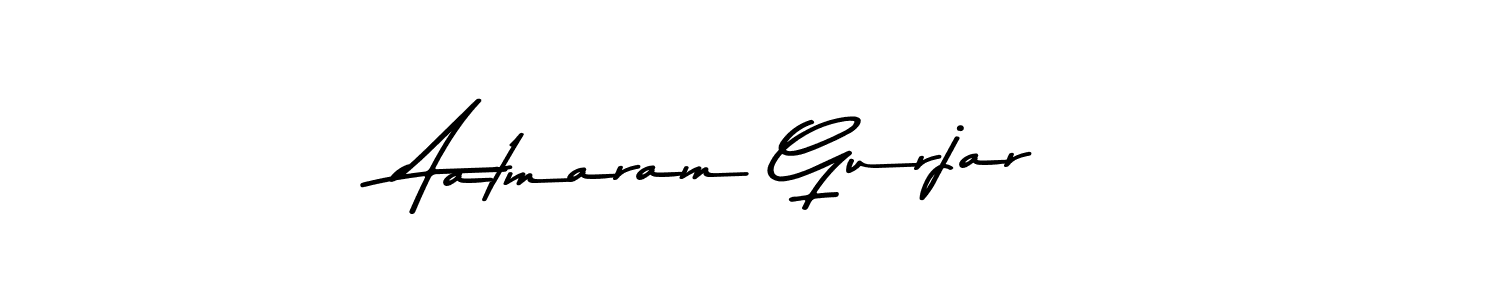 This is the best signature style for the Aatmaram Gurjar name. Also you like these signature font (Asem Kandis PERSONAL USE). Mix name signature. Aatmaram Gurjar signature style 9 images and pictures png