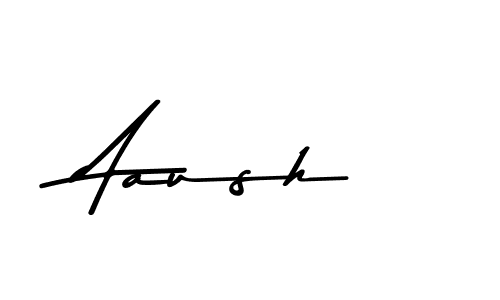 Aaush stylish signature style. Best Handwritten Sign (Asem Kandis PERSONAL USE) for my name. Handwritten Signature Collection Ideas for my name Aaush. Aaush signature style 9 images and pictures png