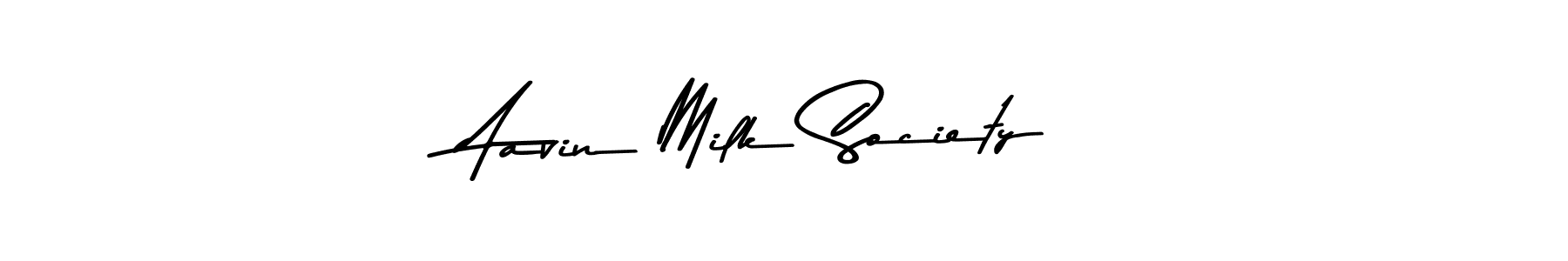 Use a signature maker to create a handwritten signature online. With this signature software, you can design (Asem Kandis PERSONAL USE) your own signature for name Aavin Milk Society. Aavin Milk Society signature style 9 images and pictures png