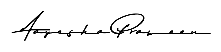 Upgrade your professional image with Aayesha Praween signature created with Asem Kandis PERSONAL USE font. Fast, free, and watermark-free download. Aayesha Praween signature style 9 images and pictures png