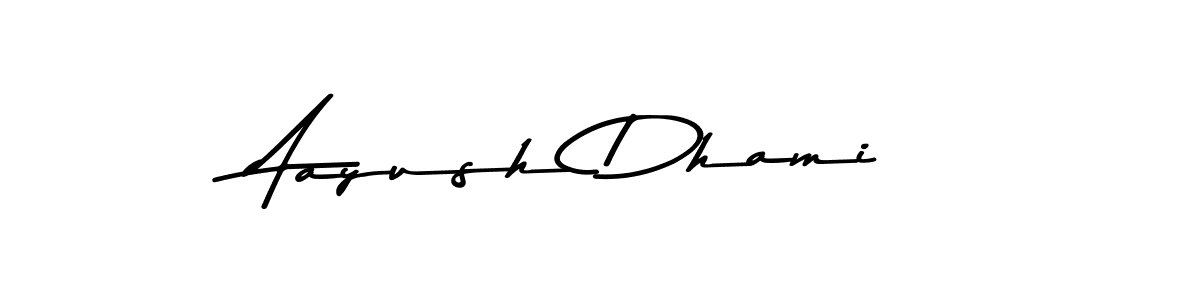 The best way (Asem Kandis PERSONAL USE) to make a short signature is to pick only two or three words in your name. The name Aayush Dhami include a total of six letters. For converting this name. Aayush Dhami signature style 9 images and pictures png