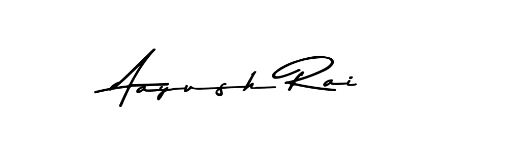 How to make Aayush Rai name signature. Use Asem Kandis PERSONAL USE style for creating short signs online. This is the latest handwritten sign. Aayush Rai signature style 9 images and pictures png